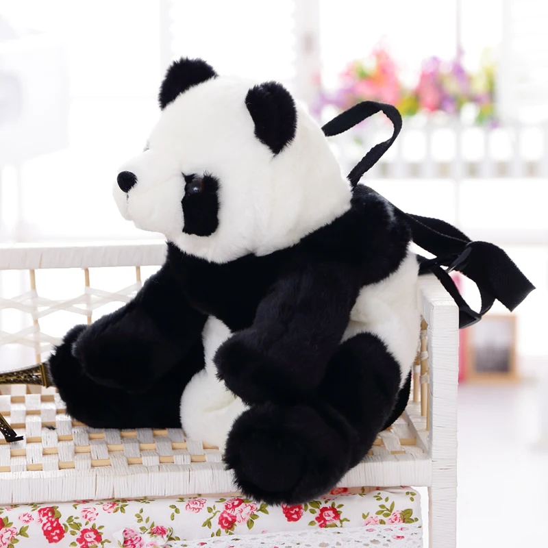 väike Panda palus seljakott armas, plüüš-mänguasi, seljakott kids mänguasi kooli kotti kingitus lastele