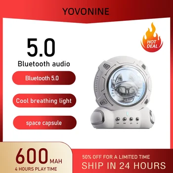 YOVONINE Originaal Bluetooth Kõlar Suure Võimsusega Kaasaskantav Subwoofer Räägi Bluetooth Mini Ruumi Kapsel Bluetooth Kõlar 5.0  10