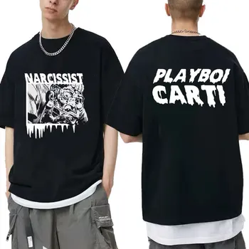Playboi Carti T-särk Harajuku Prindi Tshirt Mees Mood Liiga Tops Tee Regulaarne Meeste 2pac Rap, Hip-Hop T-Särgid, Lühikesed Varrukad  10