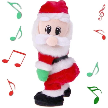 Jõulud Elektrilised Mänguasjad Keerdsilmusena Hip Santa Klausel, Laulu ja Tantsu Elektrilised Santa Klausel Nukud Jõulud Xmas Kingitus Lastele  10
