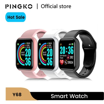 Y68 Smart Watch Mehed Naised Fitness Tracker Vererõhk Smartwatches Südame Löögisageduse Monitor Bluetooth-Ühilduva Digitaalse Käekell  10