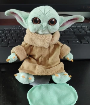 Disney, Star Wars Mandalorian Laps Beebi Yoda Grogu Magnet Õla -, Plüüš-mänguasi, nukk  10