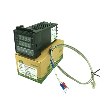 REX-C100 Digitaalne PID Termostaat Temperatuuri Kontroller Relee väljund 0 kuni 400C koos K-tüüpi Termopaar Kollektori Andur  10