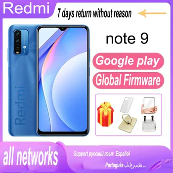 Redmi märkus 9/9t 4G celular Nutitelefoni Xiaomi 4GB 128GB Snapdragon 662 globaalne versioon täielik netcom 6000mAh Aku  10