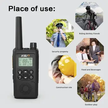 FRS PMR Walkie Talkie Õiguslik Mini Kaasaskantav Raadio-Talkie Walkie Telefon Ilmateade kahesuunaline Raadio KSUT GZ30  10