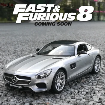 Maisto 1:24 Mercedes-Benz AMG Sulamist Racing Kabriolett sulamist auto mudeli simulatsiooni auto kaunistamiseks kogumise kingitus mänguasi  5