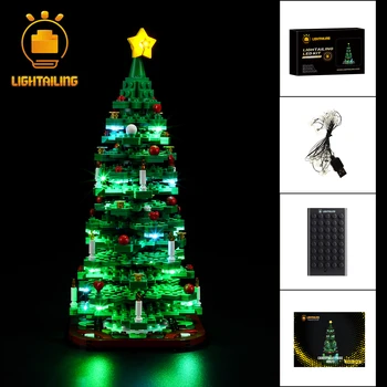 LIGHTAILING LED Light Kit for 40573 Jõulupuu ehitusplokid Komplekt (EI Sisalda Mudel) Mänguasjad Lastele  5