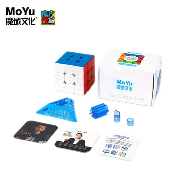 MoYu RS3M 3x3x3 Magnet kuubik 3x3 Magic cube Professionaalne cubo Kiirus cubing 3 3 3 cubo magic Mäng cube Puzzle speed cube  5