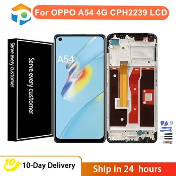 100% Originaal Test, AAA Jaoks OPPO A54 A55-Ekraan LCD-Ekraan Koos Raami Oppo A54 4G CPH2239 LCD Touch Panel Display Osad  10