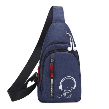 Unisex Rinnus Kott Helendav Veekindel Õlakott Messenger Bag Vabaaja Veetmise Trend Õpilane Sport Seljakott Crossbody Kotid Uus  5