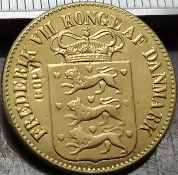 1860 taani West Indies 1 Senti-Frederik VII Pronks Mündi Koopia  10