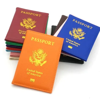 Reisi PU Nahast Pass Kate Isikustatud Naised USA Passi Omanik Ameerika Hõlmab passi Tüdrukud kott Pass  5