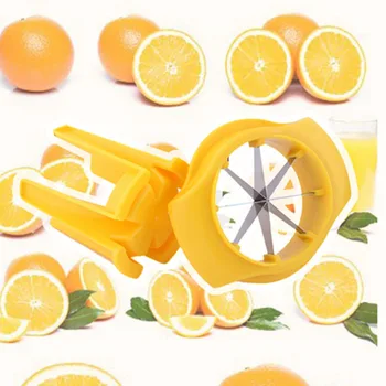 1TK Lemon Lime, Oranž Slicer Wedger Lõikur Squeezer Puu-Kaunistage Koorijaid Splitter Köök Vahend Creative Oranž Lihtne KX 021  0