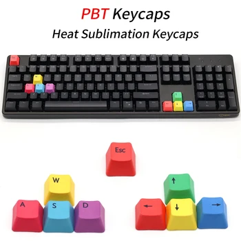 9pcs/set Mehaaniline klaviatuur PBT Keycaps Kõrgus OEM Profiili PSP, Nintendo Suunas Nooled Täiendava Võti Keycaps Klaviatuuri  0