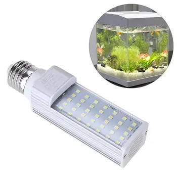 UEETEK 7W E27 LED säästulamp, Et mahutada Kõiki Kala-Pod Ja Kala Kasti Akvaariumis Valge Kala Tank Horisontaalne Plug Mais Valgus  5