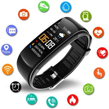 Uus Smart Bänd Mehed Naised Nutikas Käevõru Fitness Tracker Android ja IOS Südame Löögisageduse Monitor Smartband Smart Randme Bänd Randme-band  10