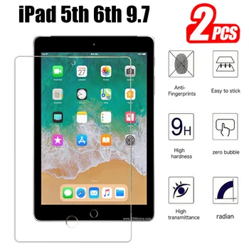 Tablett Karastatud Klaasist Ekraan Kaitsja Cover Apple IPad 5. ja 6. Põlvkonna 2017 2018 Karastatud Film iPad 5 6 A1822 A1823  5