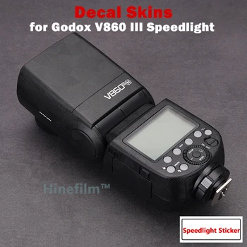 V860III V860 III Speedlite Kate Film Godox V860IIIS V860IIIN V860IIIC Kaamera Flash Premium Decal Naha Kaitsja Kleebis  10