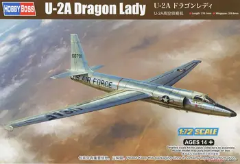 Hobby Boss 87270 1/72 U-2A Dragon Lady kõrgmäestiku Rajaga Õhusõiduki Plastikust mudel  3