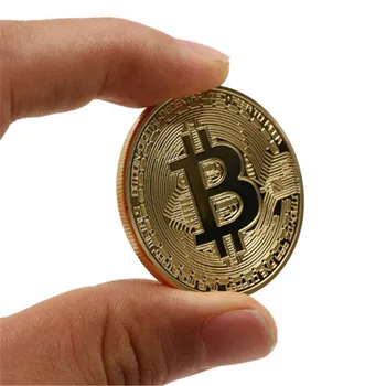 1tk Loominguline Suveniiride kullatud Bitcoin Mündi Laekuva Suurepärane Kingitus Natuke Mündi ja Kunsti Kogumine Füüsilise Kulla mälestusmünte  10