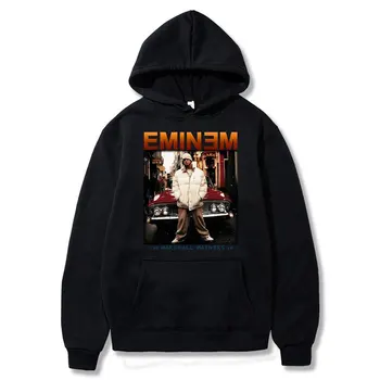 Eminem Topp Hip-Hop Räppar Mood Meeste Harajuku Hupparit Vintage Casual Liiga Sviitrid Streetwear Meeste Riided  10