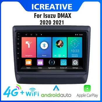 Näiteks Isuzu DMAX 2020. aasta 2 Din Auto Raadio Android 4G Carplay 9 Tolline Puutetundlik Ekraan, GPS Navigatsioon Multimeedia Mängija juhtseade Koos Raami  5